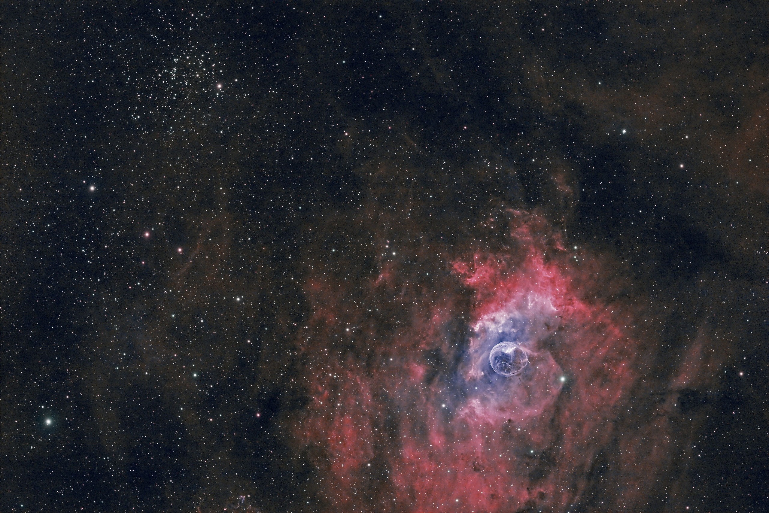 Bubbelnevel en M52