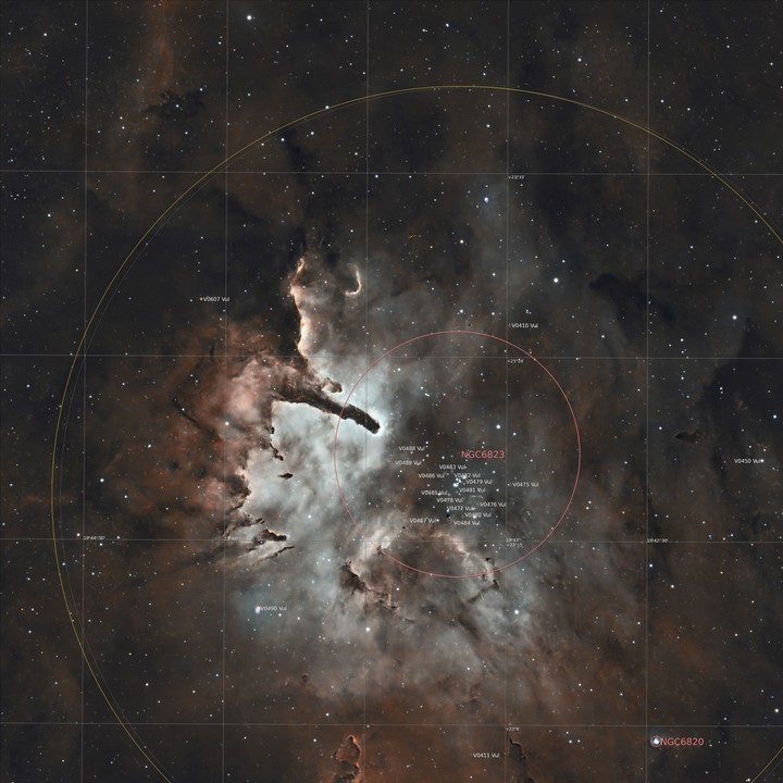 NGC-6823 Final SHO 6Kx6K Annotated